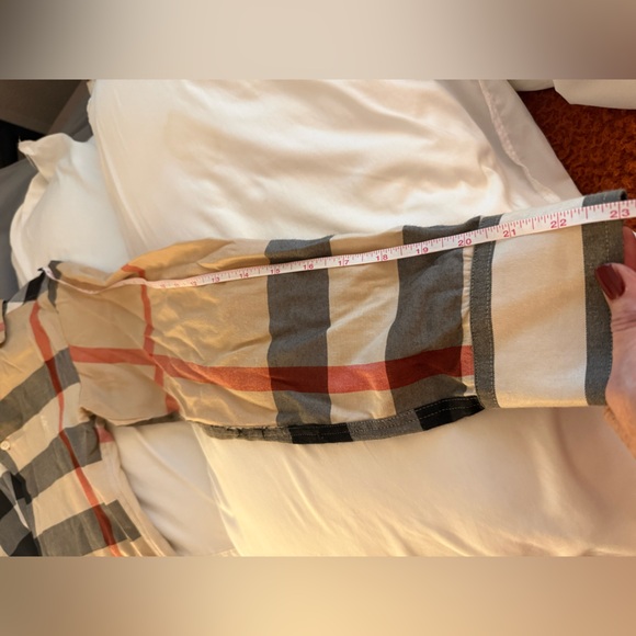 Burberry Beige and Black Plaid Shirt - Picture 3 of 6